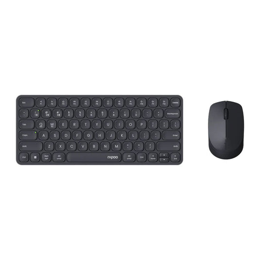 Rapoo 9010m comboset qwerty(nl) toetsenbord + muis zwart