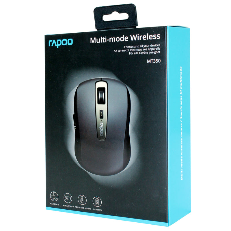 Load image into Gallery viewer, Rapoo Rapoo Muis Mm 2.4ghz Zwart Mt350
