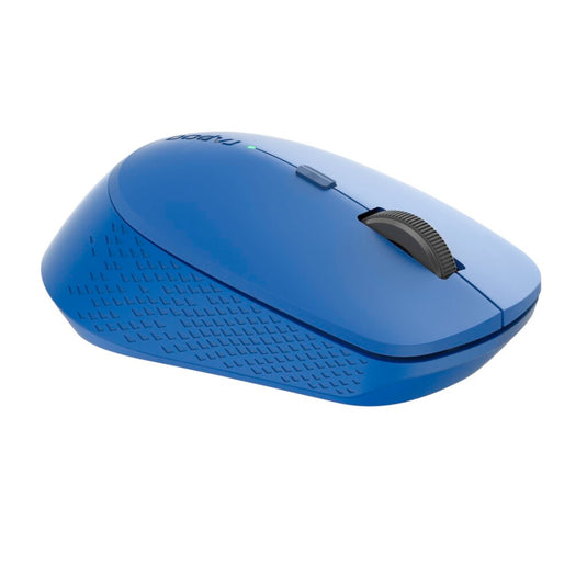 Rapoo m300 stille multimodus draadloze optische muis blauw