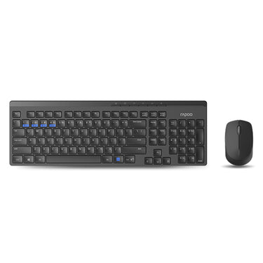 Rapoo toetsenbord combo mm zwart 8100m