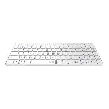 Load image into Gallery viewer, Rapoo 9300m multimodus draadloze ultraslanke desktop combo set qwerty wit
