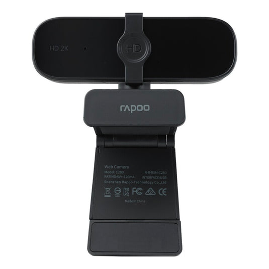 Rapoo xw2k full hd 2k webcam zwart