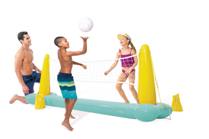 Opblaasbaar volleybal net