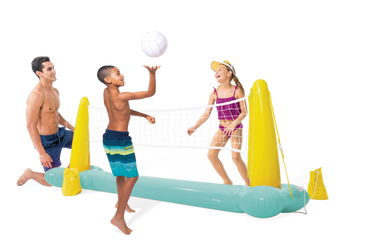 Opblaasbaar volleybal net