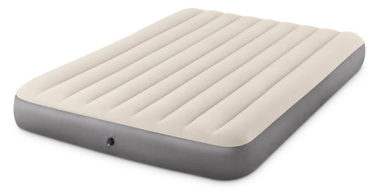 Intex 64103 deluxe durabeam luchtbed 152x203x25cm