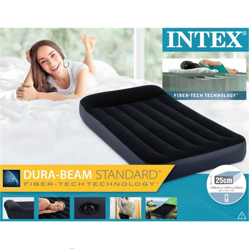 Load image into Gallery viewer, Intex Pillow Rest luchtbed - eenpersoons
