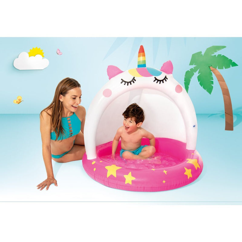 ギャラリービューアに画像をロードする, Intex 58438np wet set collection caticorn babyzwembad 102x102 cm
