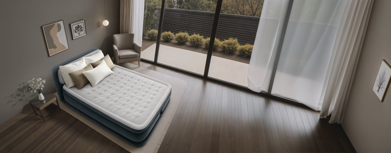 Load image into Gallery viewer, Intex ultra plush luchtbed met hoofdboord
