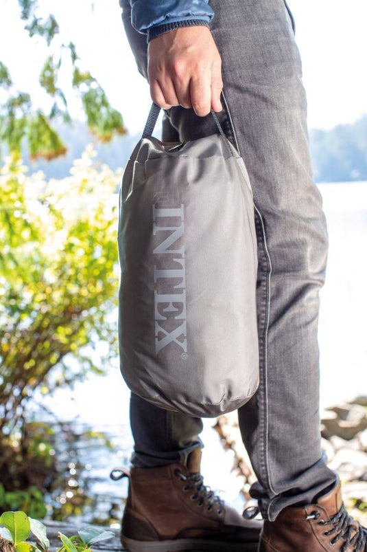 Intex 64098np truaire kampeerluchtbed 191x71x11 cm