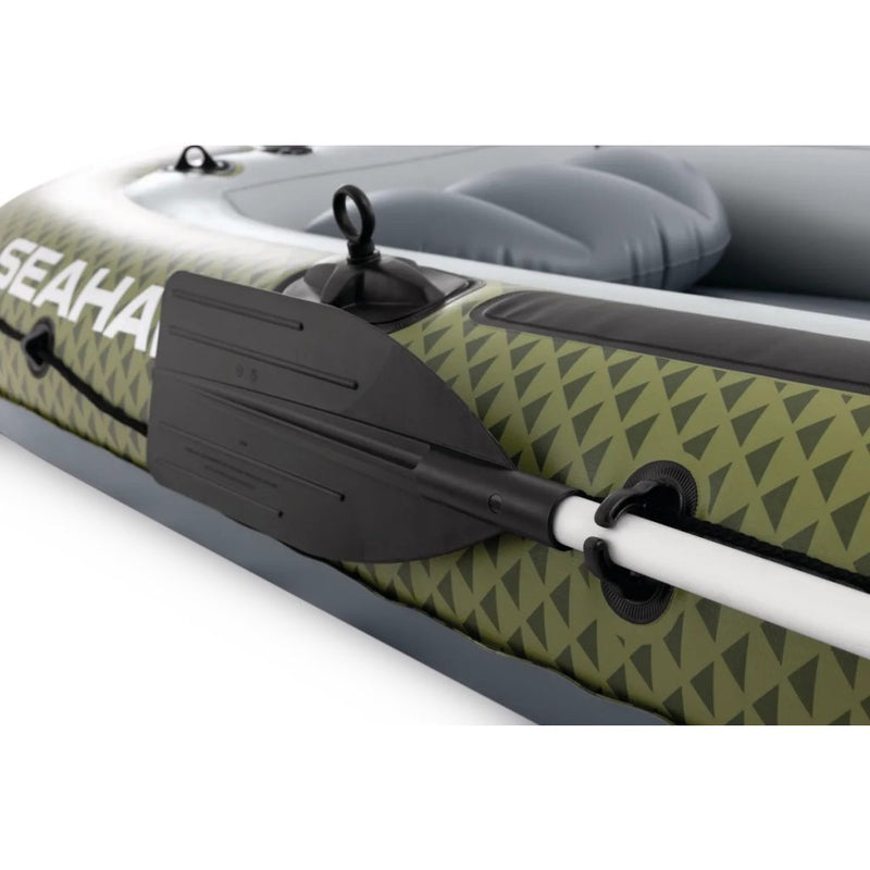 Cargue la imagen en el visor de la galería, Intex 66334np seahawk 4 opblaasboot 351x145x48 cm groen
