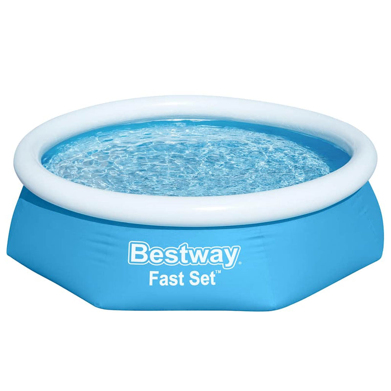 Load image into Gallery viewer, Bestway zwembad fast set opblaasbaar rond 244x61 cm 57265
