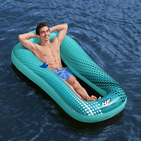 Bestway hydro force drijfbed sol venture 188x109 cm blauw