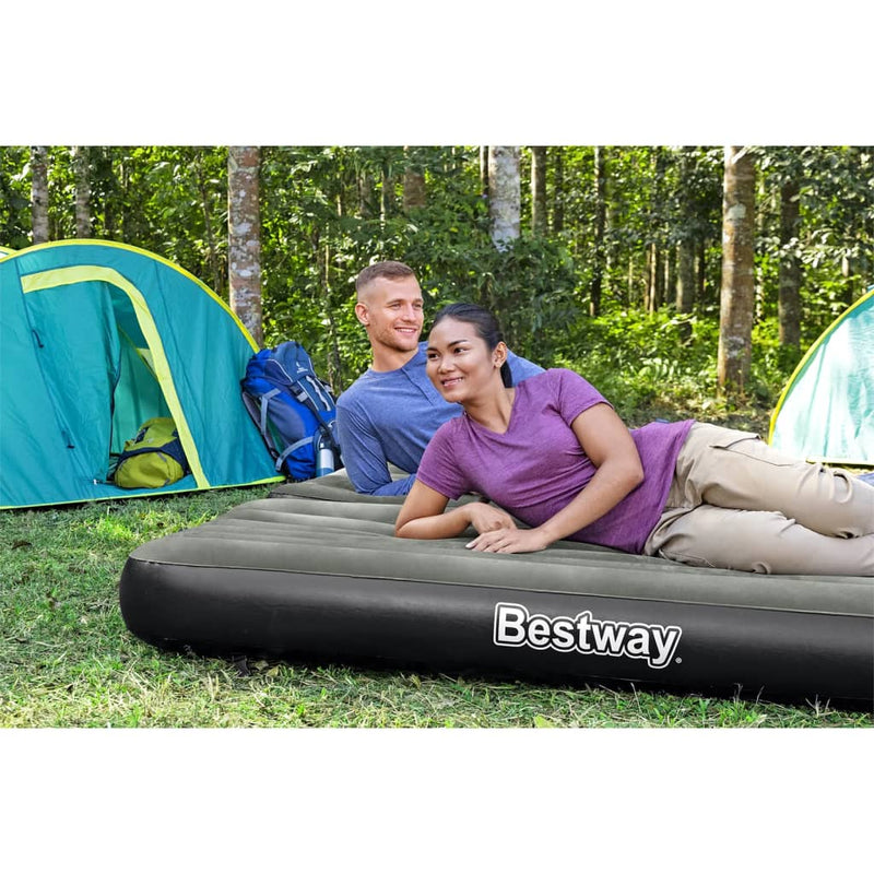Load image into Gallery viewer, Bestway Luchtbed 3-in-1 opblaasbaar 188x99x25 cm zwart en grijs
