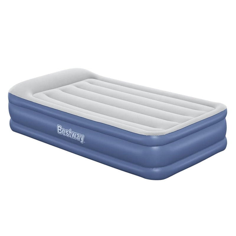 Load image into Gallery viewer, Bestway Luchtbed tritech 46 cm twin blauw grijs
