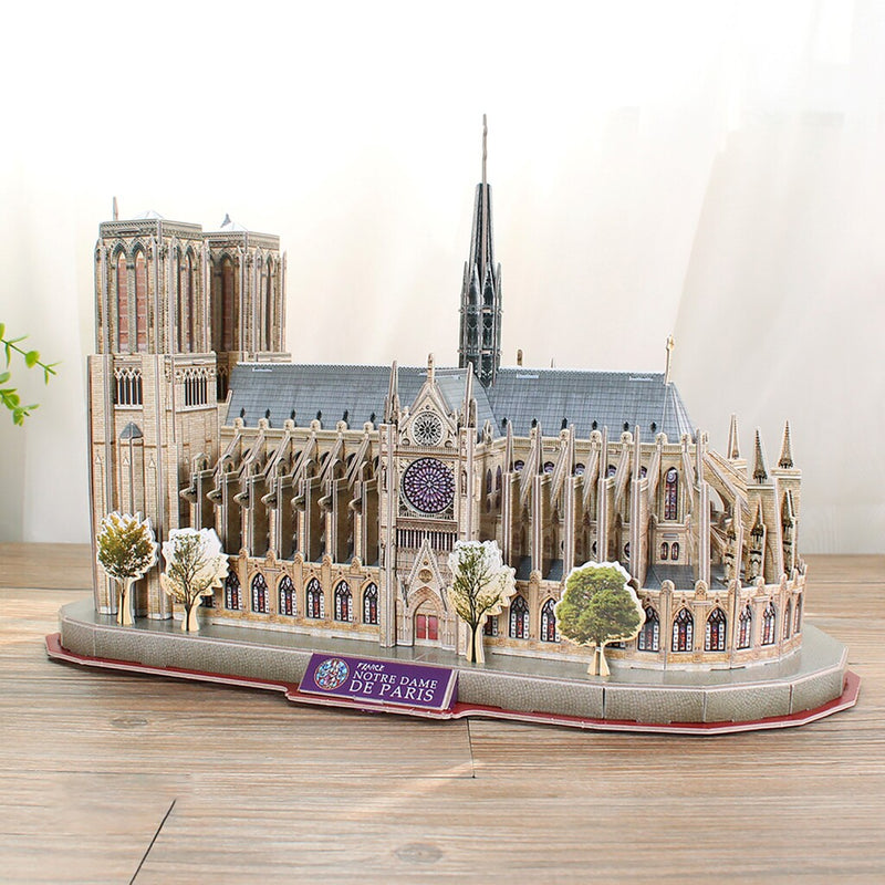 Load image into Gallery viewer, Cubic fun national geographic 3d puzzel notre-dame parijs 128 stukjes
