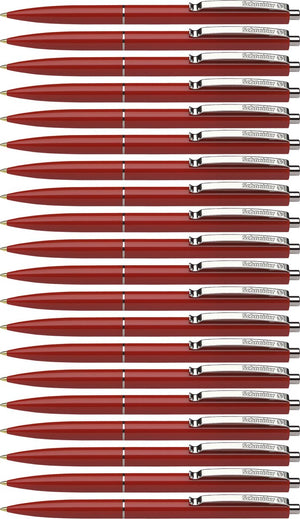 Schneider schrijfwaren schneider balpen - k15 - rood - 20 stuks - s-3082-20