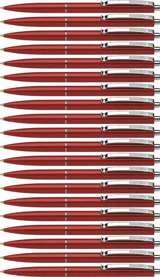 Schneider schrijfwaren schneider balpen - k15 - rood - 20 stuks - s-3082-20