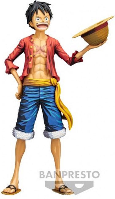 Bandai namco - one piece - monkey d. luffy - figurine grandista nero 28cm