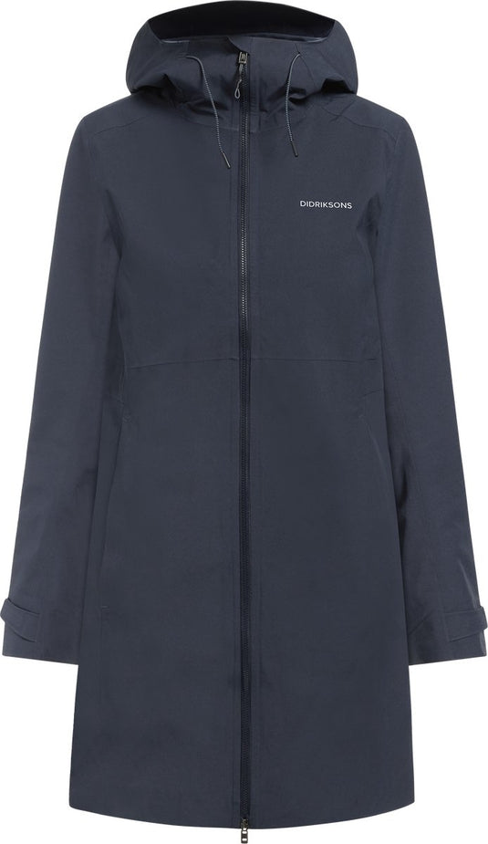 Didriksons bea wns parka 6 dames outdoorjas - dark night blue