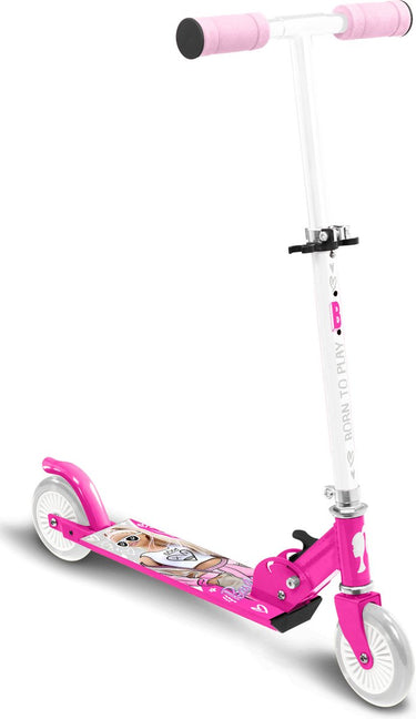 Barbie - inklapbare tweewieler step - aluminium