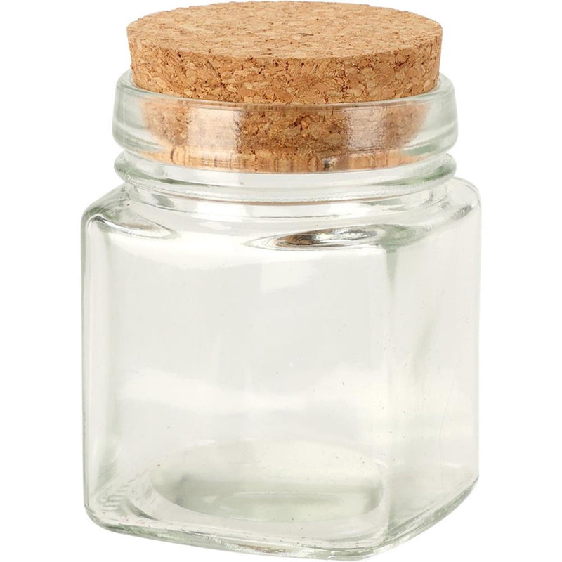 Load image into Gallery viewer, Excellent houseware voorraadpot glas met kurk deksel 160ml
