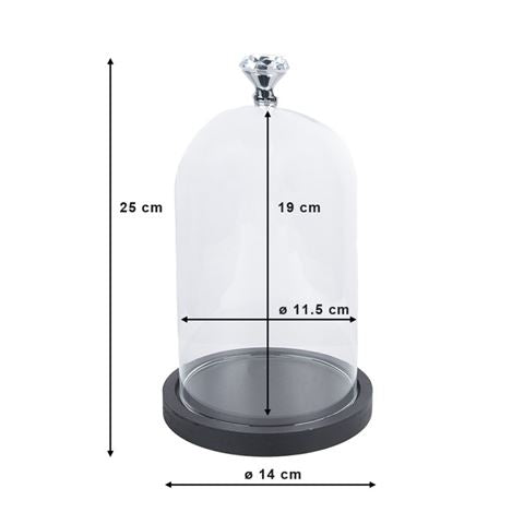 Load image into Gallery viewer, Clayre eef 6gl2544 stolp transparant 14x25 cm
