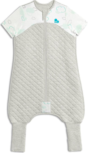 Love to dream ™ slaappak™ - pyjama en dekbed in 1 - peuter -24-36 maanden - all season - grijs wit