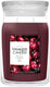 Yankee candle - black cherry large jar geurkaars - 90 branduren - twee lonten