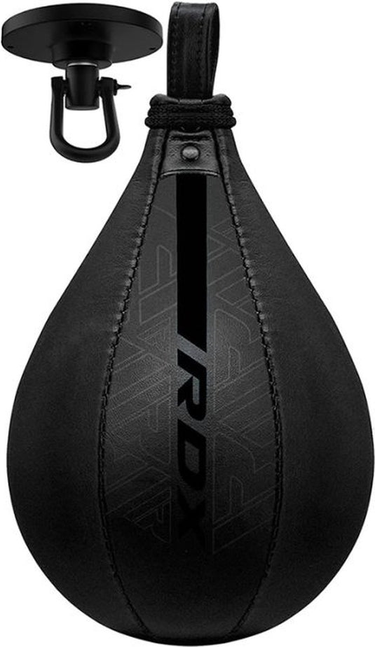 Rdx sports - speedball - f6 kara - inclusief swivel - 26 cm - mat zwart