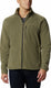 Columbia fast trek ii vest heren met rits - fleece vest heren - outdoorvest - donkergroen - maat l