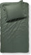 Damai linea - dekbedovertrek - 140x200 220 cm - eenpersoons - laurel + 1 kussensloop 60x70