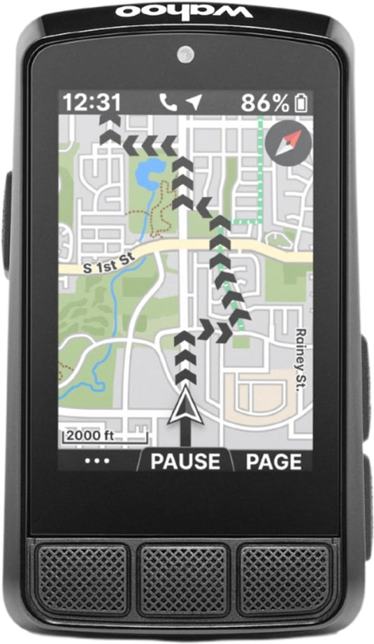 Wahoo elemnt bolt 3 fietscomputer transparant