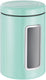 Wesco classic line voorraadbus met venster | 2 liter | metaal - mint | voorraadpot