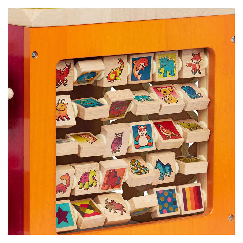 Afbeelding laden in galerijviewer, Zany zoo activiteitenkubus - 35x35x46cm
