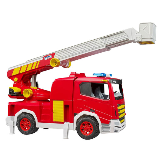 Bruder roadmax brandweerwagen met draaibare ladder