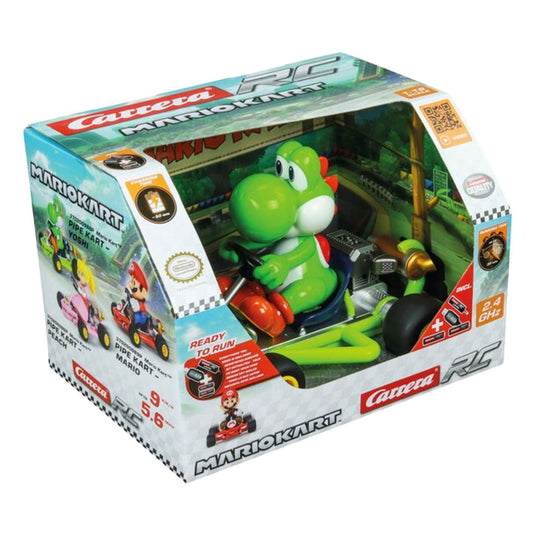 Carrera rc mario pipe kart auto racing yoshi - 1:18
