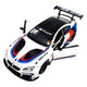 Bmw m6 gt3 die-cast auto met licht en geluid - 1:24