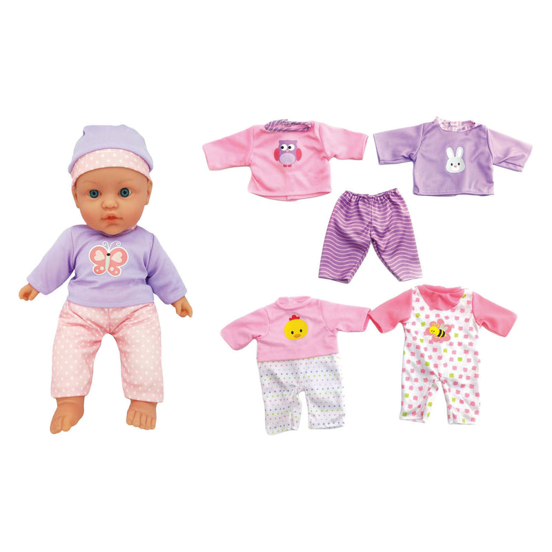 Cargue la imagen en el visor de la galería, Babypop met geluiden en outfits - 41cm
