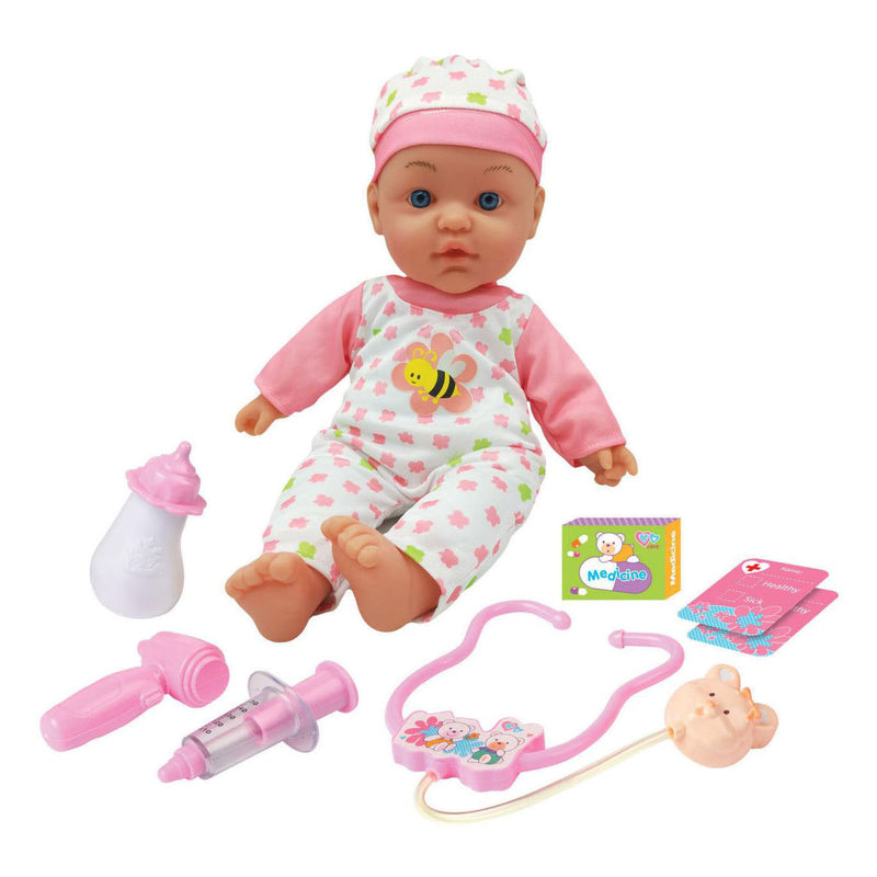 Cargue la imagen en el visor de la galería, Zieke babypop met oplichtende wangen

