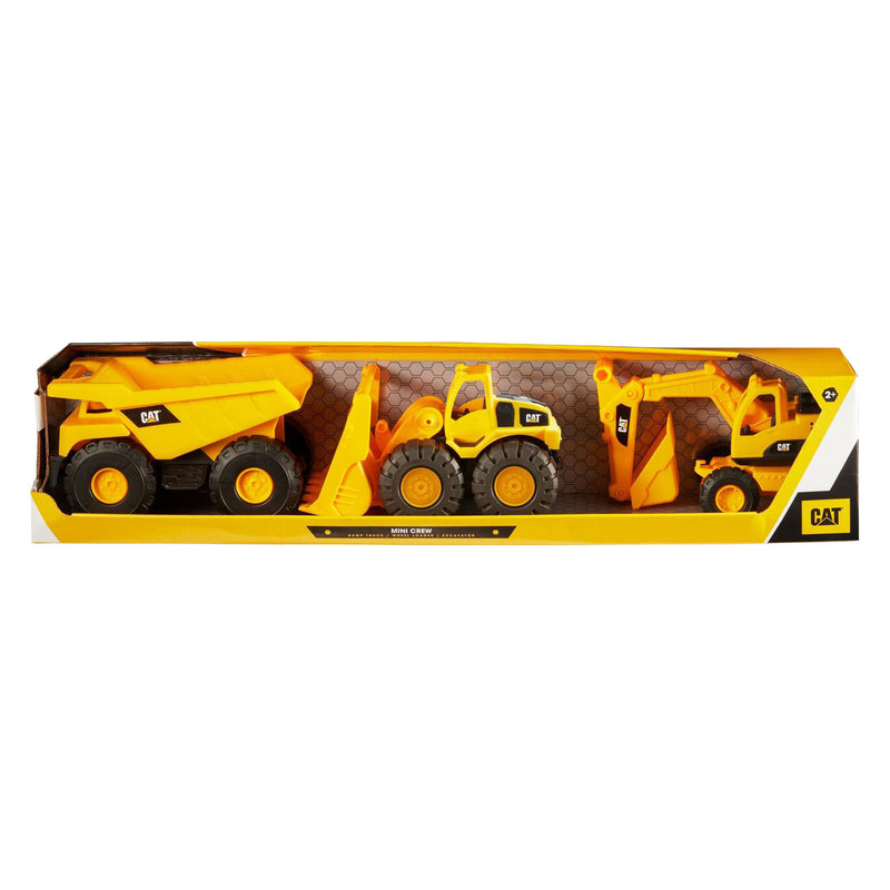 Cargue la imagen en el visor de la galería, Cat mini crew bouwvoertuigen 18cm - 3dlg.
