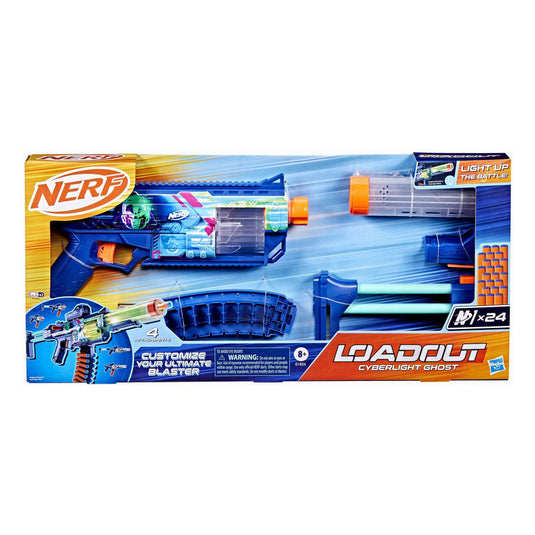Nerf loadout cyberlight ghost blaster voor foamdarts en 24 n1-darts