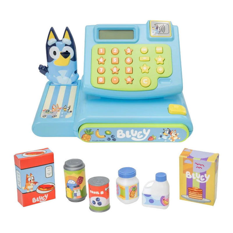 ギャラリービューアに画像をロードする, Bluey kassa met accessoires

