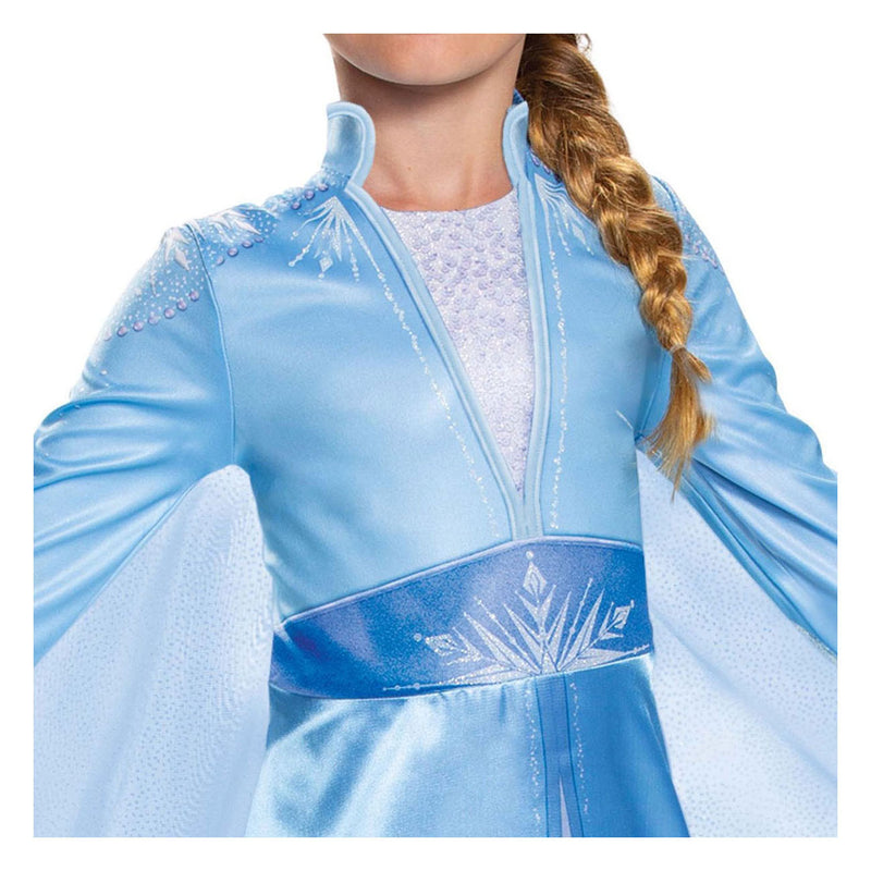 Afbeelding laden in galerijviewer, Disguise verkleedpak disney frozen 2 classic elsa - maat 110 116

