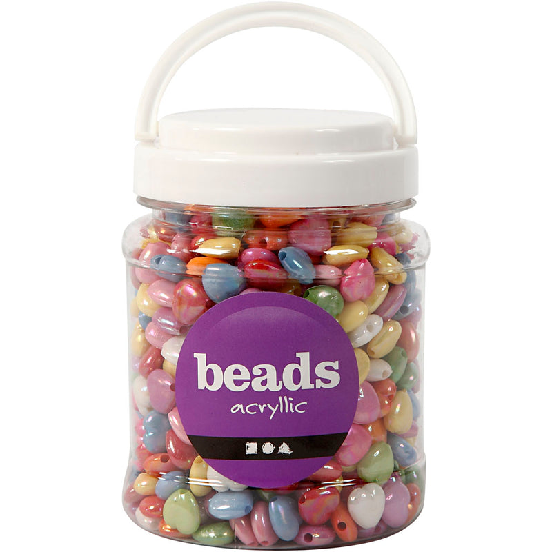 Load image into Gallery viewer, Creativ company hart kralen in pot, 700ml
