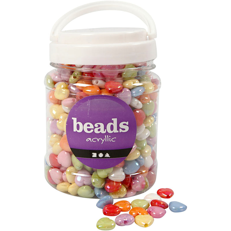 Load image into Gallery viewer, Creativ company hart kralen in pot, 700ml
