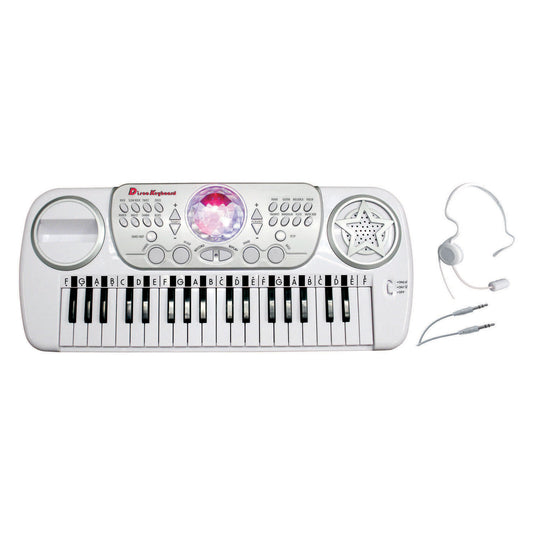 Disco keyboard 37 keys, discobal en hoofdmicrofoon