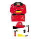 Brandweerman outfit met accessoires