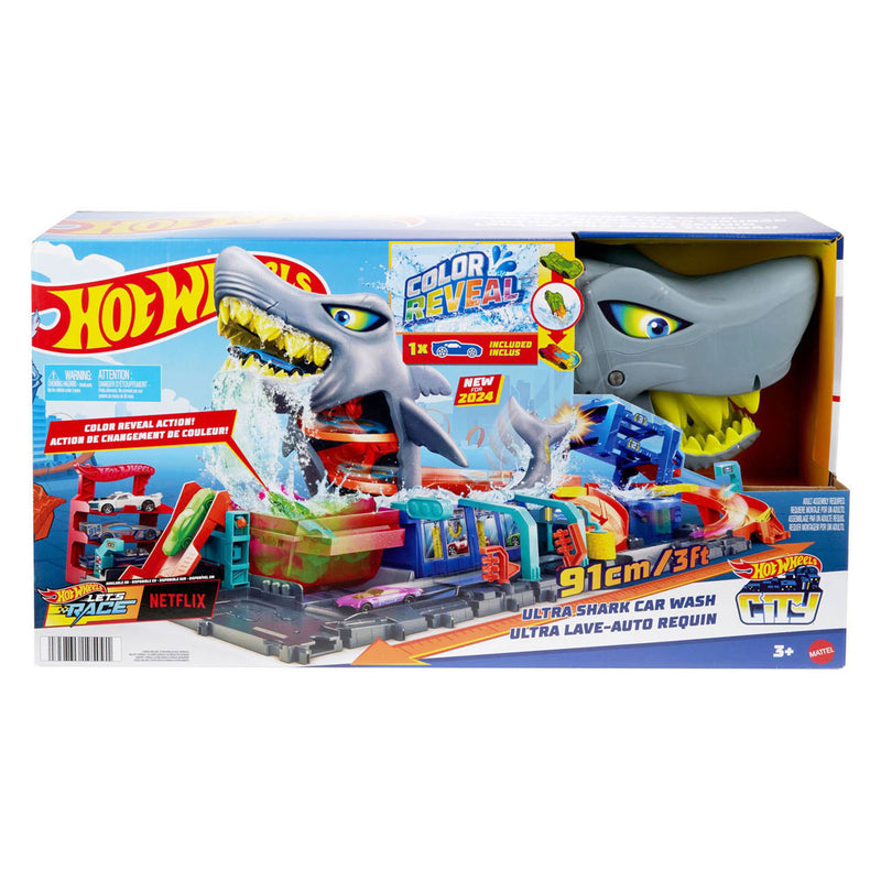 ギャラリービューアに画像をロードする, Hot wheels city ultra shark car wash
