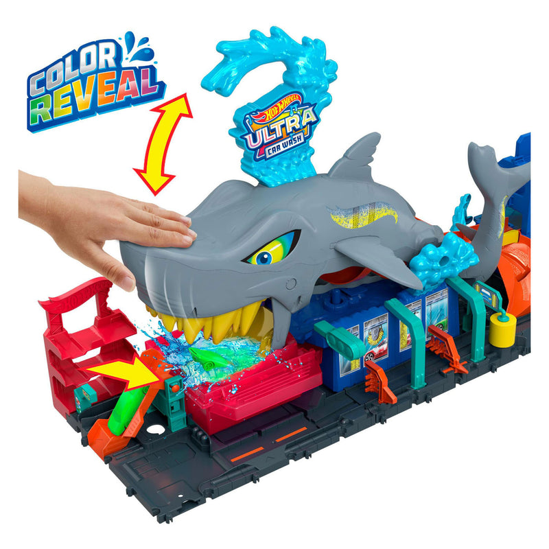 ギャラリービューアに画像をロードする, Hot wheels city ultra shark car wash
