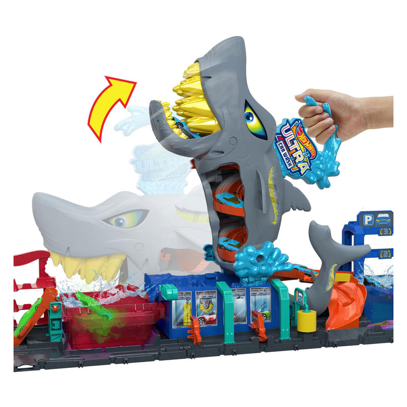 ギャラリービューアに画像をロードする, Hot wheels city ultra shark car wash
